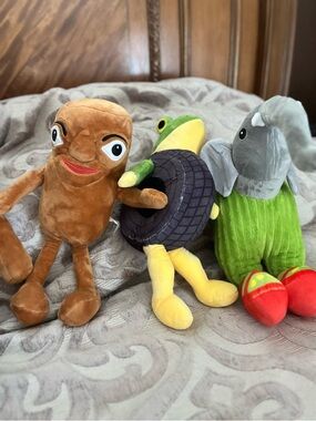 Plush Frog, Elephant & tung tung sahur . Brainrot
